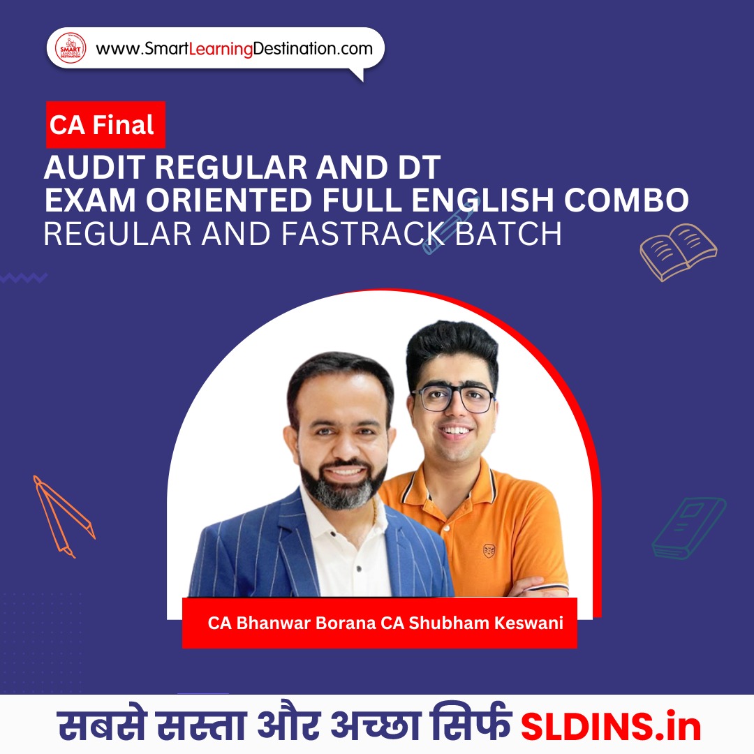 CA Final Audit Regular and DT Exam Oriented Full English Combo Regular ...