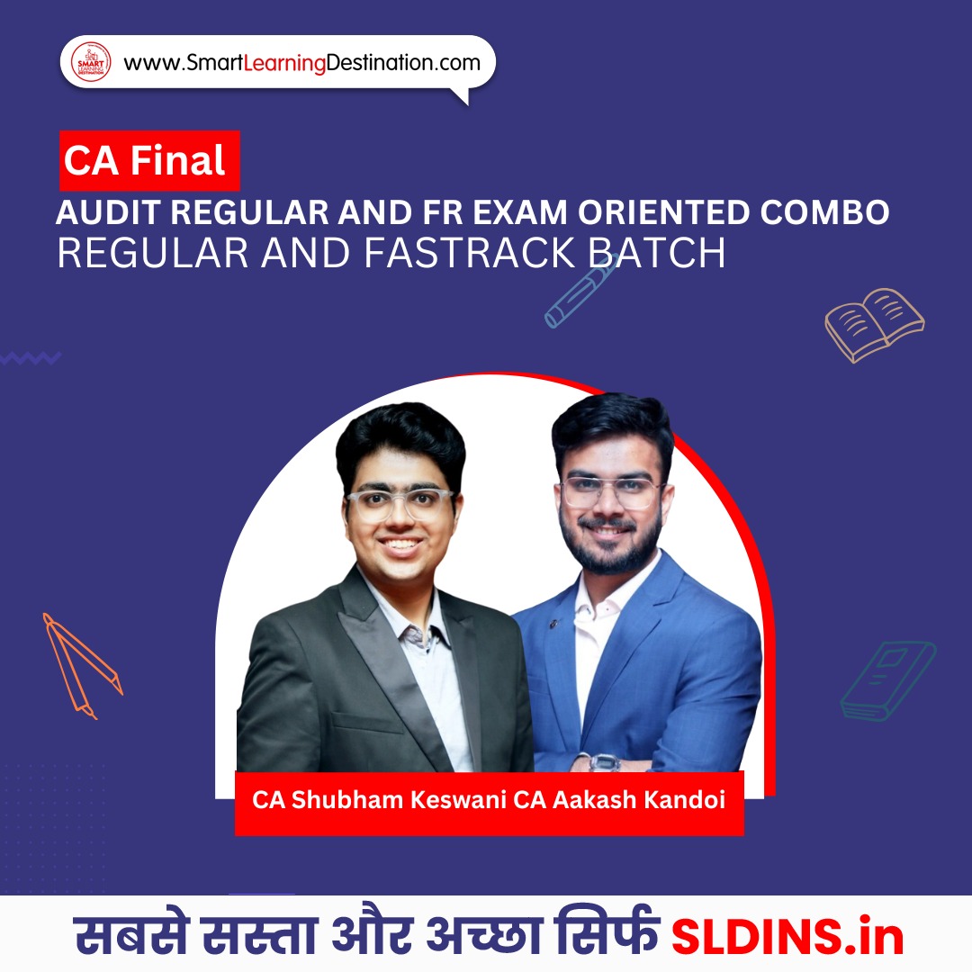 CA Final Audit Regular and FR Exam Oriented Combo Regular and Fastrack ...