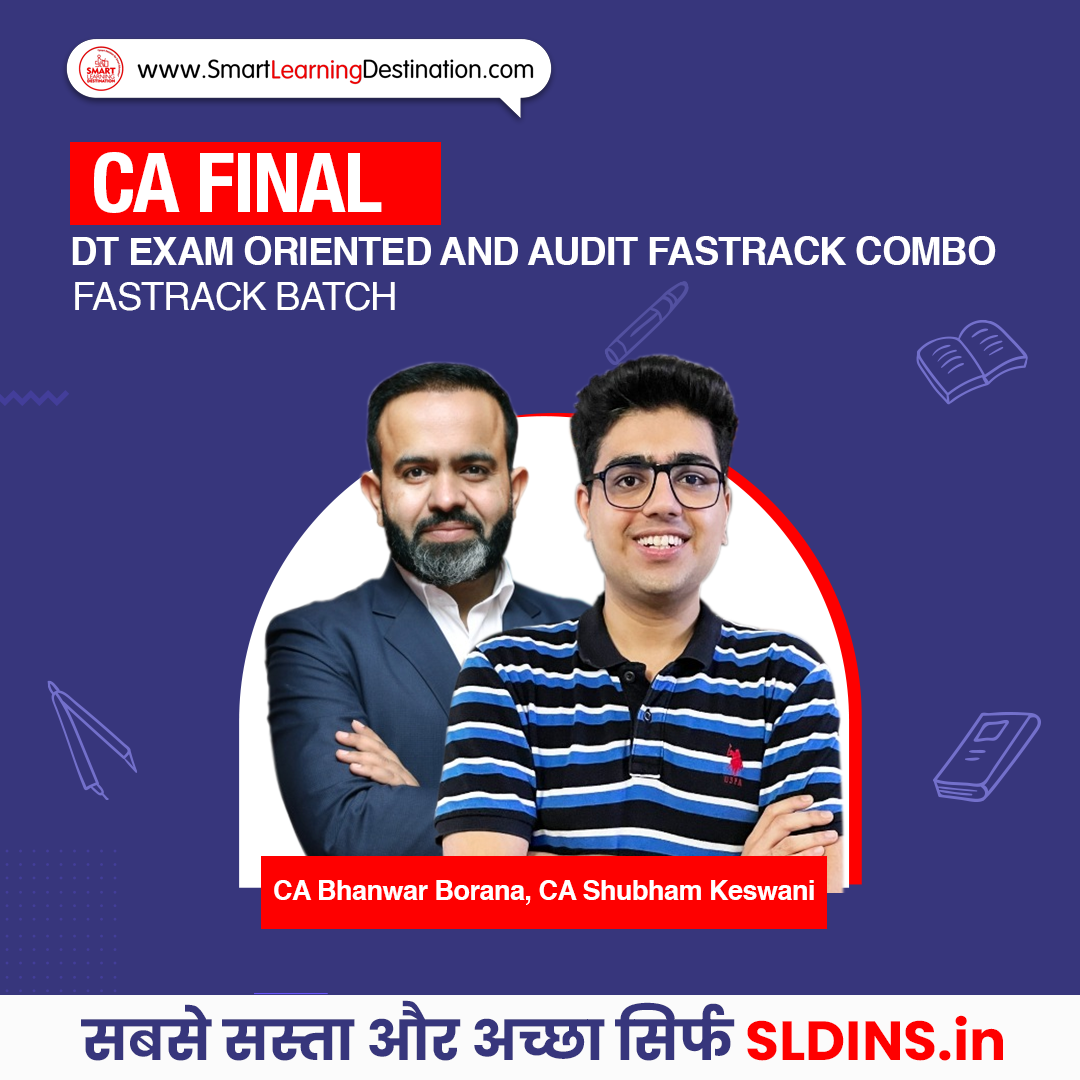 CA Final DT Exam Oriented and Audit Fastrack Combo Fastrack Batch By CA ...