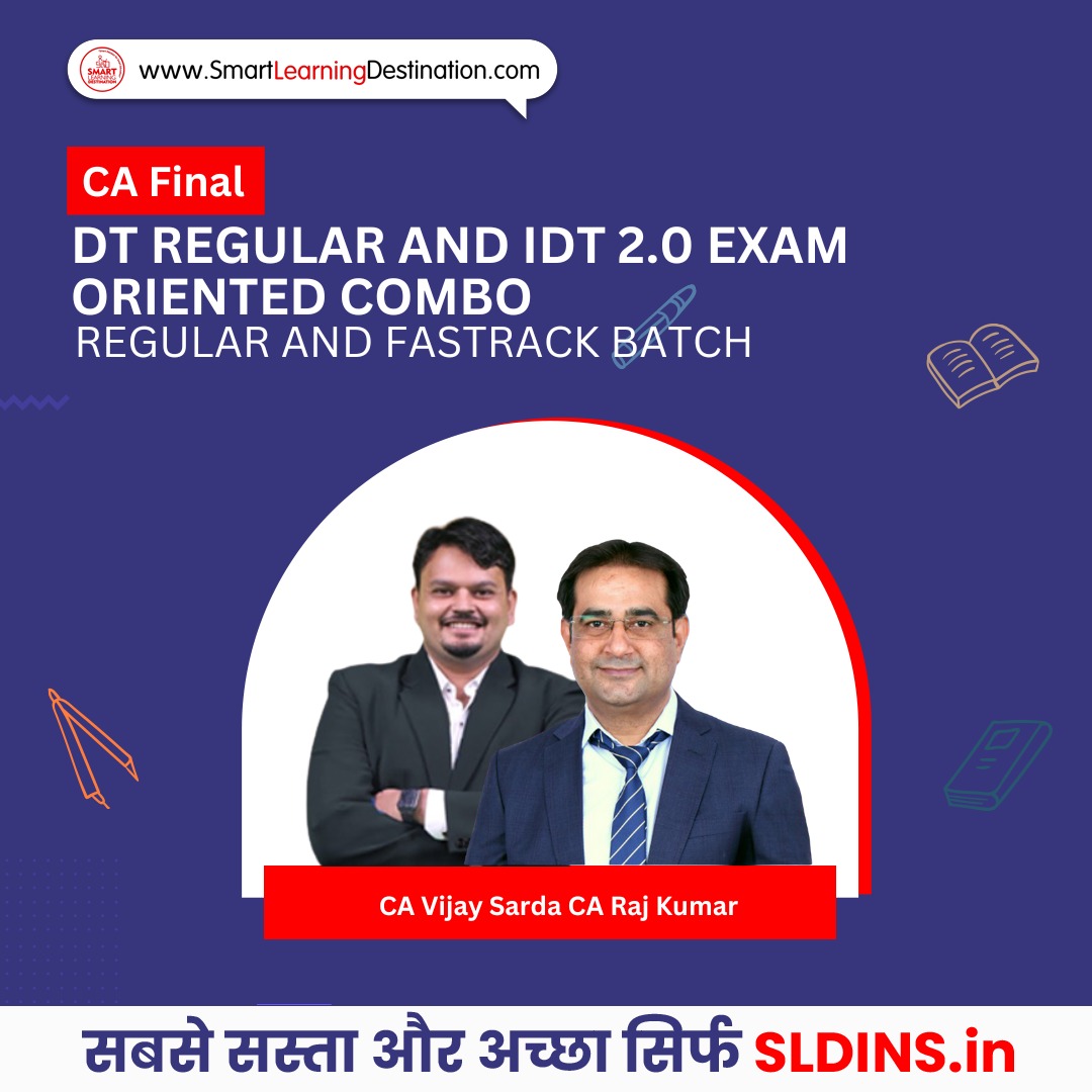 CA Final DT Regular and IDT 2.0 Exam Oriented Combo Regular and ...