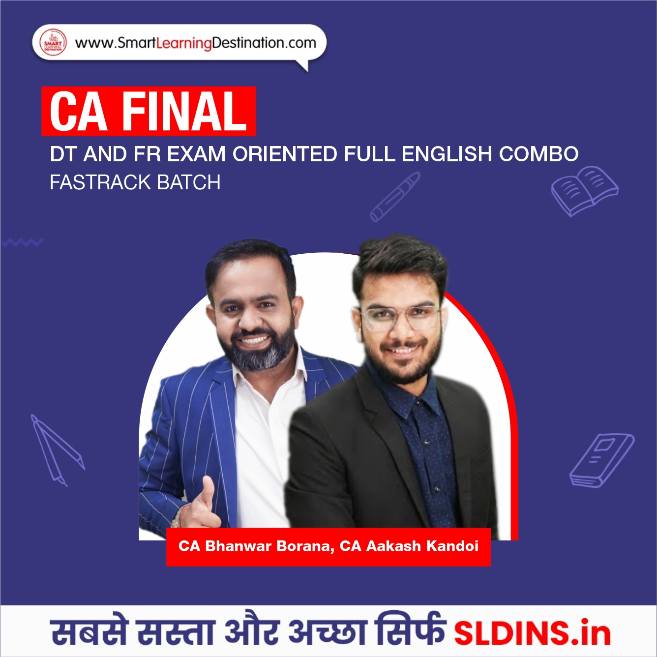 CA Final DT and FR Exam Oriented FULL ENGLISH Combo Fastrack Batch By ...