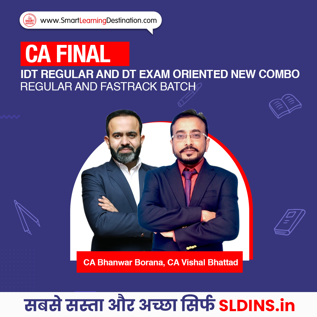 CA Final IDT Regular and DT Exam Oriented New Combo Regular and ...